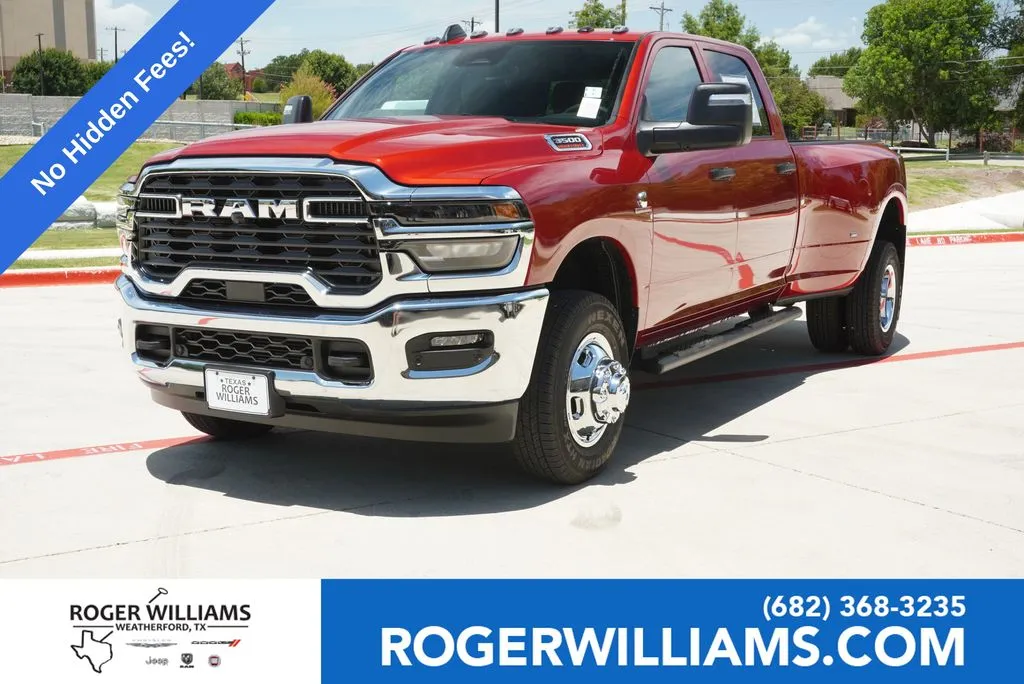 Red 2026 Ram 3500 Tradesman for sale in Weatherford, TX