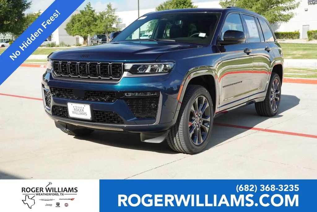 Blue 2026 Jeep Grand Cherokee Limited Reserve for sale in Weatherford, TX
