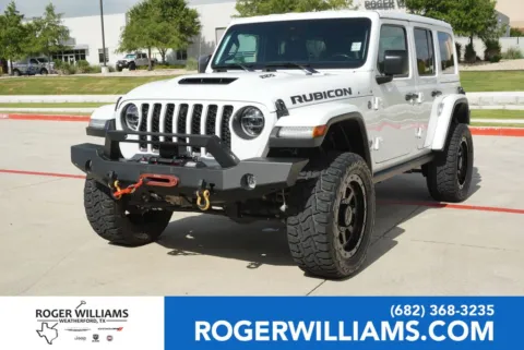 White 2022 Jeep Wrangler Unlimited Rubicon 392 for sale in Weatherford, TX