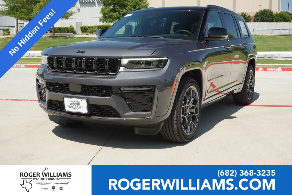 Gray 2026 Jeep Grand Cherokee L Summit for sale in Weatherford, TX