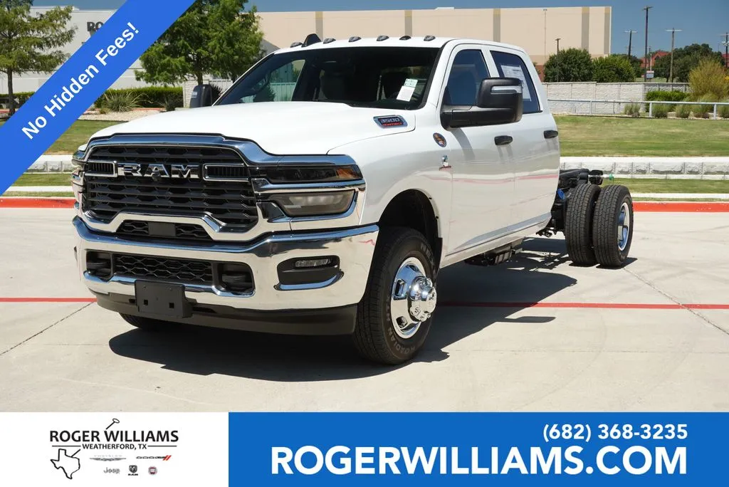 White 2026 Ram 3500 Chassis Cab Tradesman for sale in Weatherford, TX