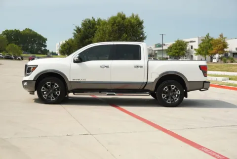 Photos of 2023 Nissan Titan Platinum Reserve for sale in Weatherford, TX at Roger Williams Chrysler Dodge Jeep Ram