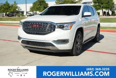 White 2017 GMC Acadia Denali for sale in Weatherford, TX