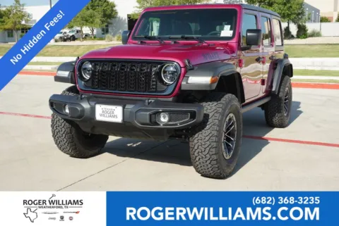 Pink 2026 Jeep Wrangler Willys for sale in Weatherford, TX