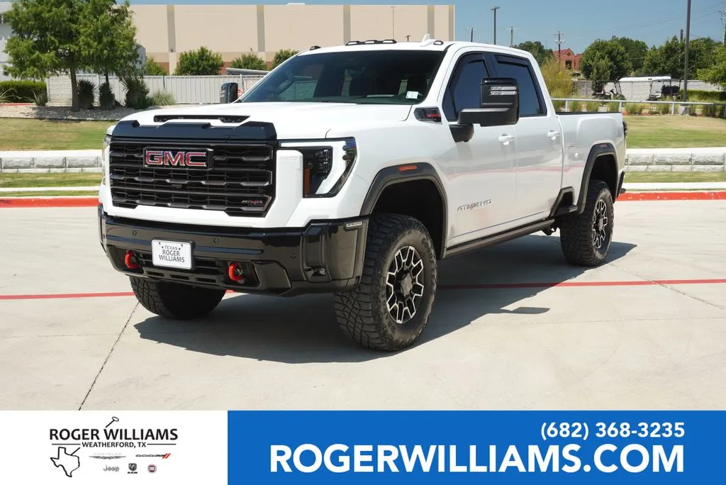 White 2025 GMC Sierra 2500 HD AT4X for sale in Weatherford, TX