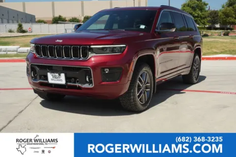 Red 2024 Jeep Grand Cherokee L Overland for sale in Weatherford, TX