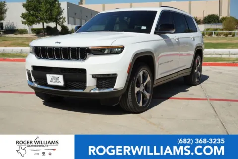 White 2023 Jeep Grand Cherokee L Limited for sale in Weatherford, TX