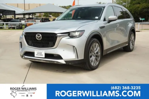 Silver 2024 Mazda CX-90 3.3 Turbo Premium for sale in Weatherford, TX