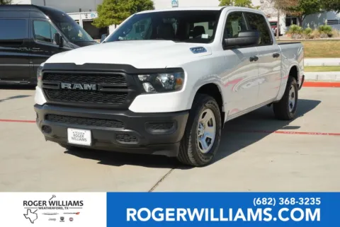 White 2023 Ram 1500 Tradesman for sale in Weatherford, TX
