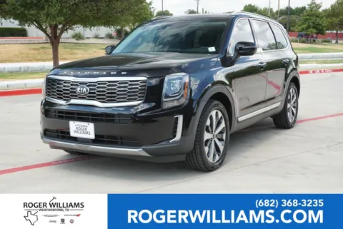 Black 2021 Kia Telluride S for sale in Weatherford, TX