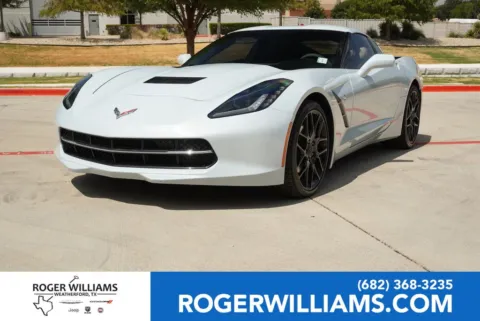 Gray 2018 Chevrolet Corvette 1LT for sale in Weatherford, TX