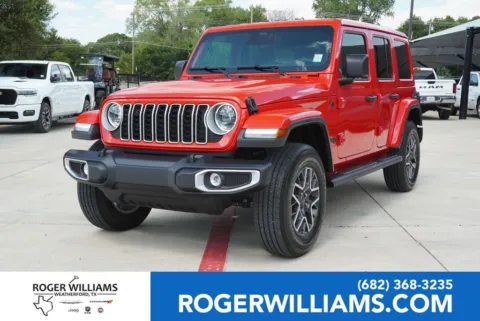 Red 2026 Jeep Wrangler Sahara for sale in Weatherford, TX