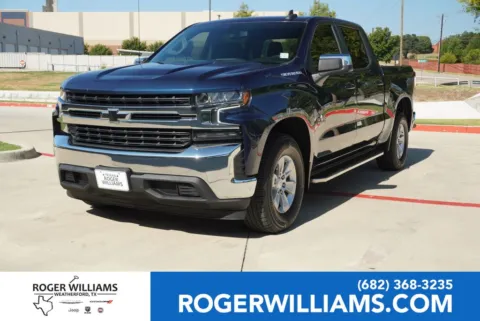 Blue 2021 Chevrolet Silverado 1500 LT for sale in Weatherford, TX