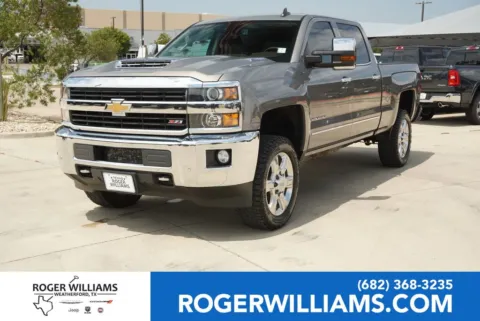 Gray 2017 Chevrolet Silverado 2500 HD LTZ for sale in Weatherford, TX