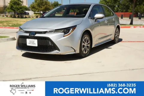 Silver 2022 Toyota Corolla Hybrid LE for sale in Weatherford, TX