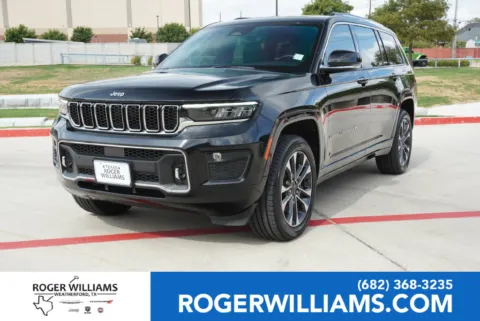 Black 2022 Jeep Grand Cherokee L Overland for sale in Weatherford, TX