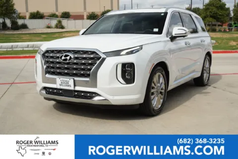 White 2020 Hyundai Palisade Limited for sale in Weatherford, TX