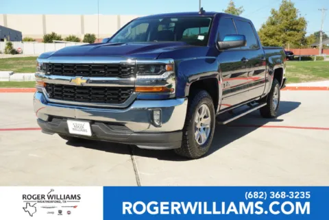 Blue 2017 Chevrolet Silverado 1500 LT for sale in Weatherford, TX