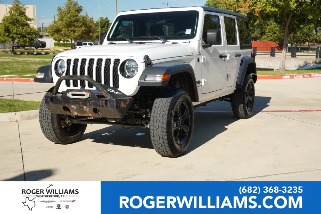 White 2023 Jeep Wrangler Sport Altitude for sale in Weatherford, TX