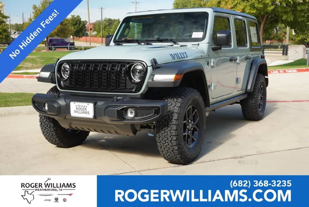 Blue 2027 Jeep Wrangler Willys for sale in Weatherford, TX
