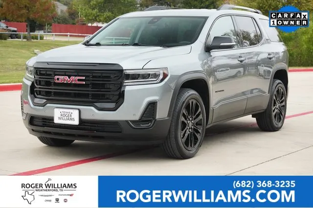 Used 2023 GMC Acadia SLE with VIN 1GKKNRL47PZ138349 for sale in Weatherford, TX