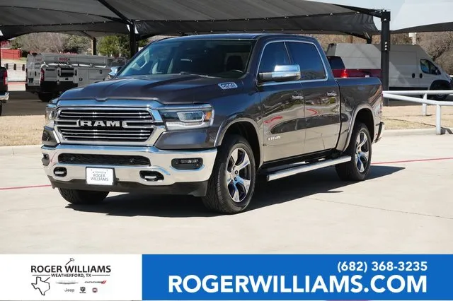 Used 2022 RAM Ram 1500 Pickup Laramie with VIN 1C6SRFJT3NN206232 for sale in Weatherford, TX