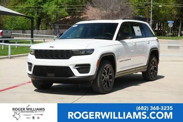 White 2025 Jeep Grand Cherokee Altitude X for sale in Weatherford, TX