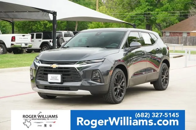 Used 2022 Chevrolet Blazer 2LT with VIN 3GNKBCR47NS116281 for sale in Weatherford, TX