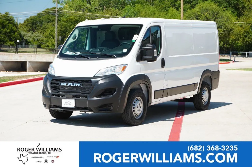 White 2025 Ram ProMaster Cargo Van Tradesman for sale in Weatherford, TX