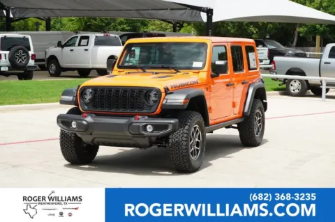 Orange 2025 Jeep Wrangler Rubicon for sale in Weatherford, TX