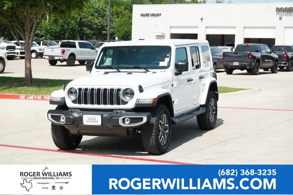 White 2025 Jeep Wrangler Sahara for sale in Weatherford, TX