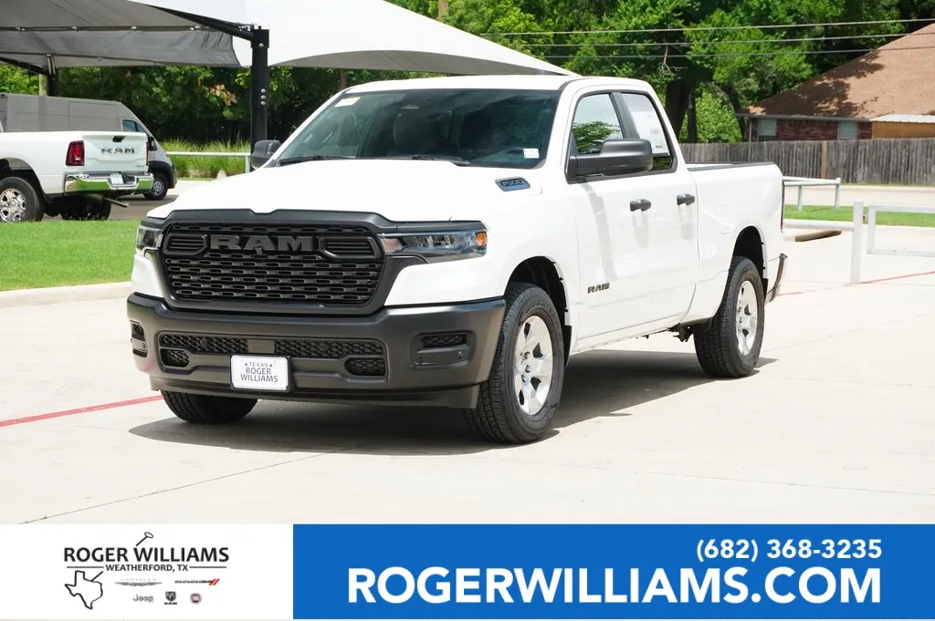 White 2025 Ram 1500 Tradesman for sale in Weatherford, TX