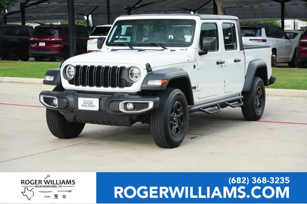 White 2024 Jeep Gladiator Sport for sale in Weatherford, TX