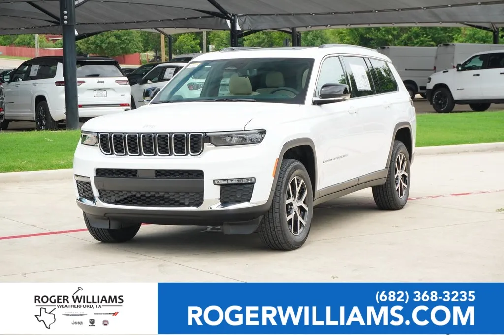 White 2025 Jeep Grand Cherokee L Limited for sale in Weatherford, TX