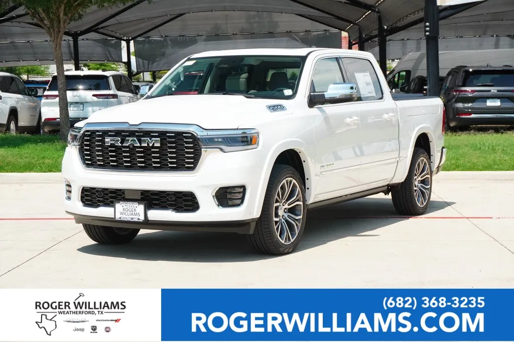 White 2025 Ram 1500 Tungsten for sale in Weatherford, TX