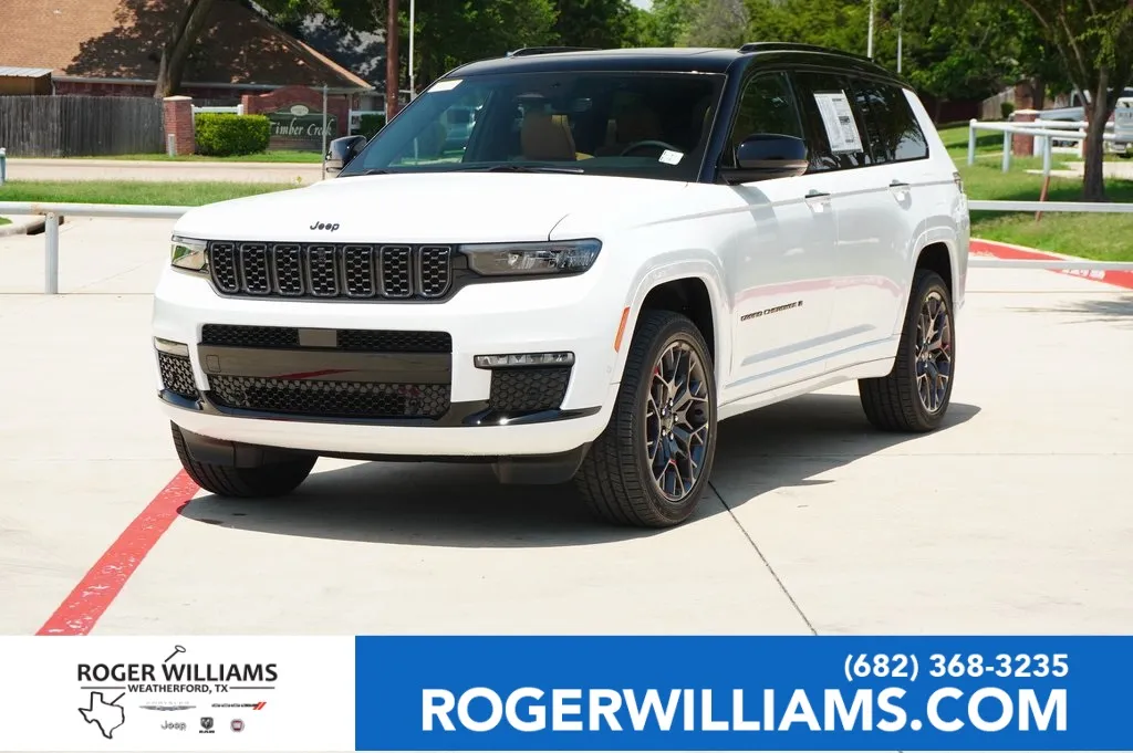 White 2025 Jeep Grand Cherokee L Summit for sale in Weatherford, TX