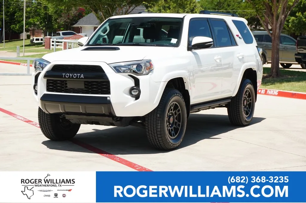 White 2023 Toyota 4Runner TRD Off Road Premium for sale in Weatherford, TX