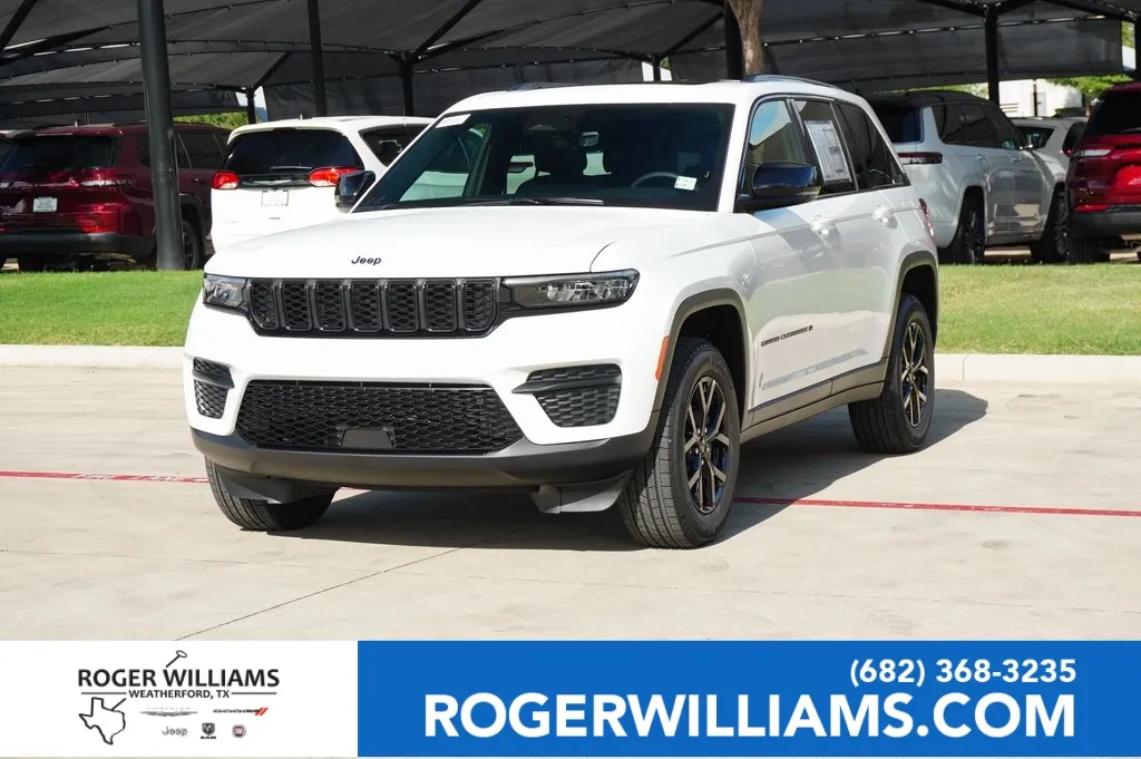 White 2025 Jeep Grand Cherokee Altitude X for sale in Weatherford, TX