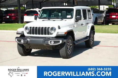 White 2025 Jeep Wrangler Sahara for sale in Weatherford, TX