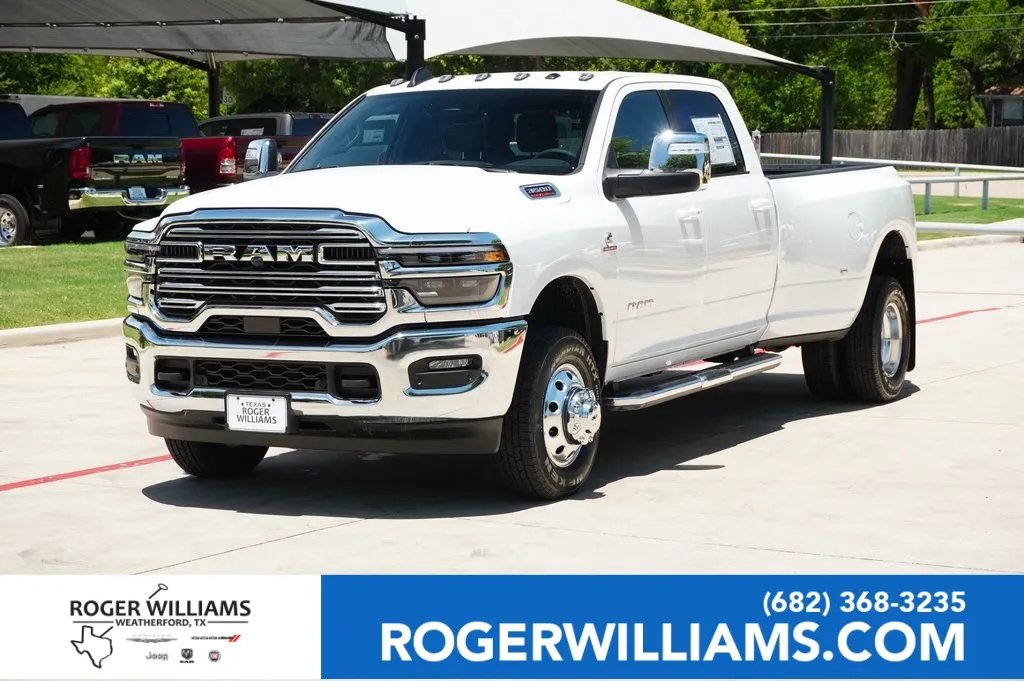 White 2025 Ram 3500 Laramie for sale in Weatherford, TX