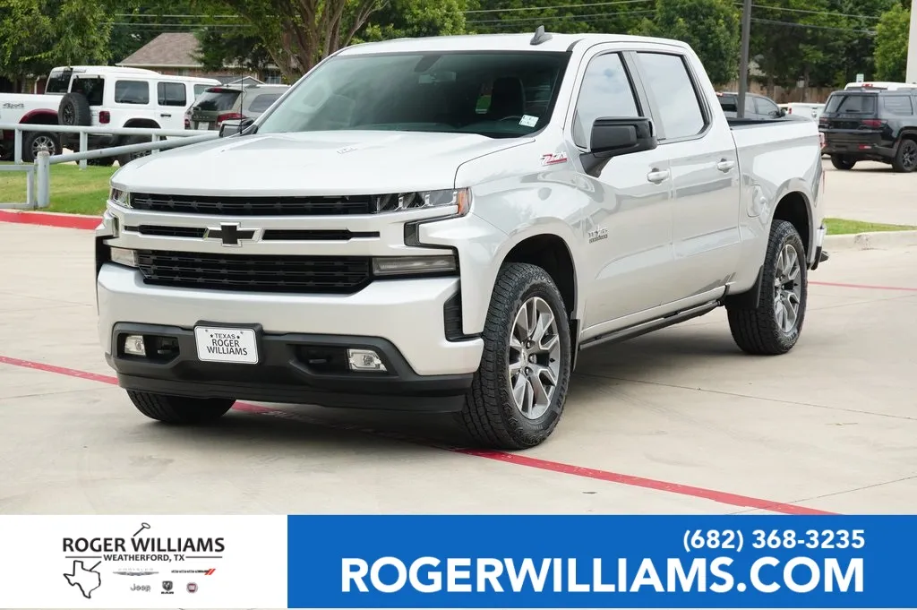 Silver 2021 Chevrolet Silverado 1500 RST for sale in Weatherford, TX