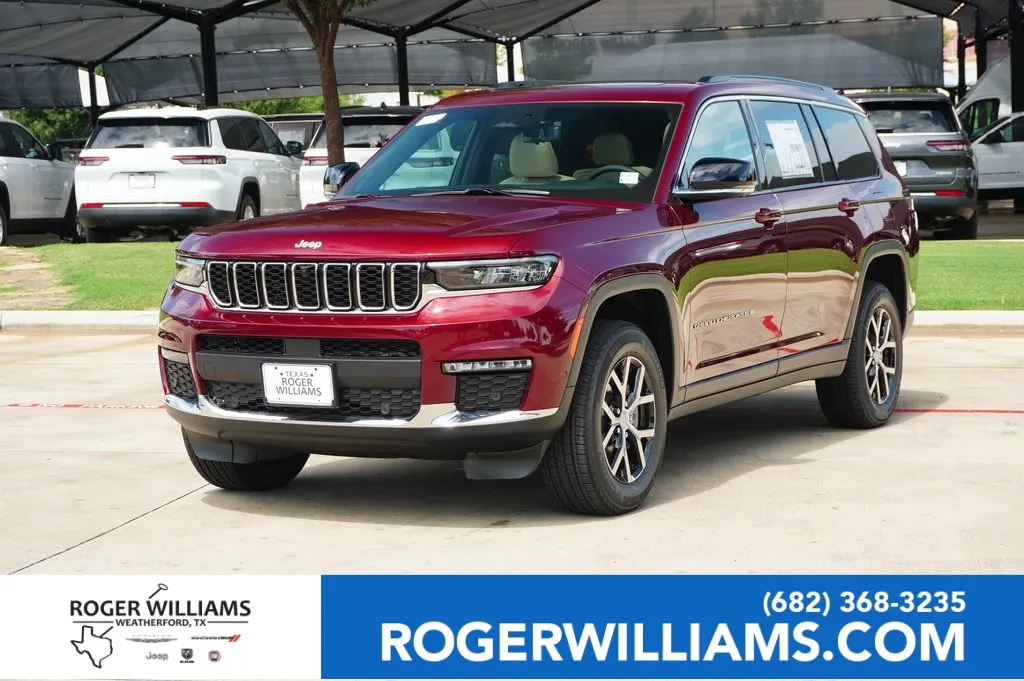 Red 2025 Jeep Grand Cherokee L Limited for sale in Weatherford, TX