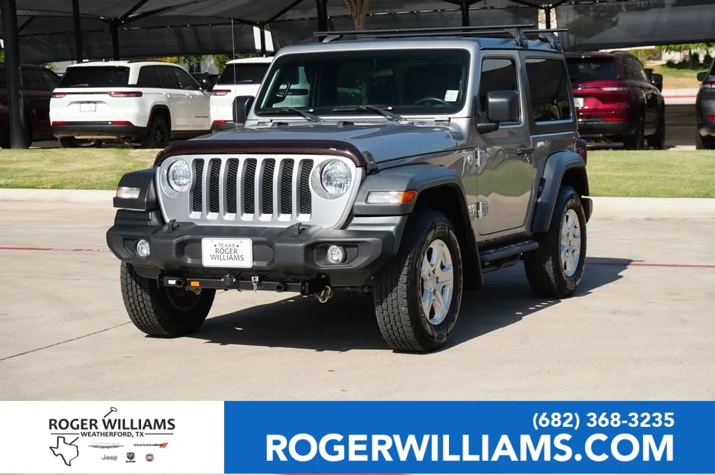 Silver 2018 Jeep Wrangler Sport for sale in Weatherford, TX