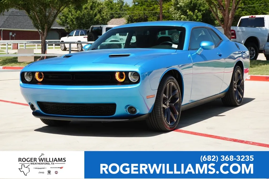 Blue 2023 Dodge Challenger SXT for sale in Weatherford, TX