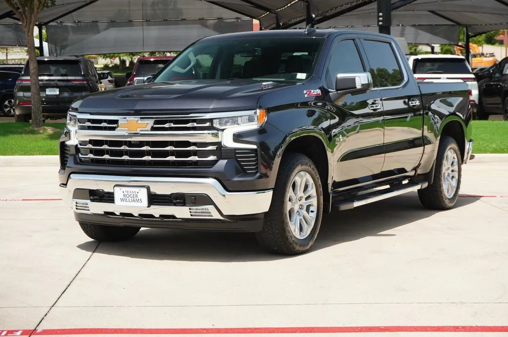 Gray 2024 Chevrolet Silverado 1500 LTZ for sale in Weatherford, TX