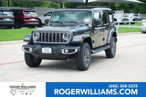Gray 2025 Jeep Wrangler Sahara for sale in Weatherford, TX