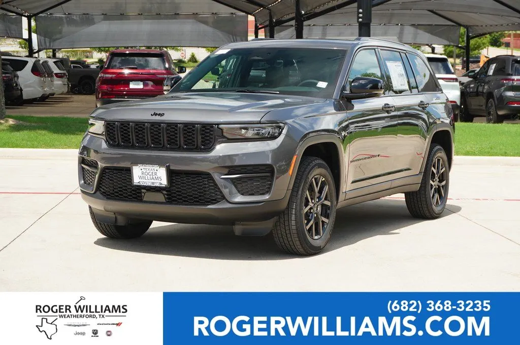 Gray 2025 Jeep Grand Cherokee Altitude X for sale in Weatherford, TX