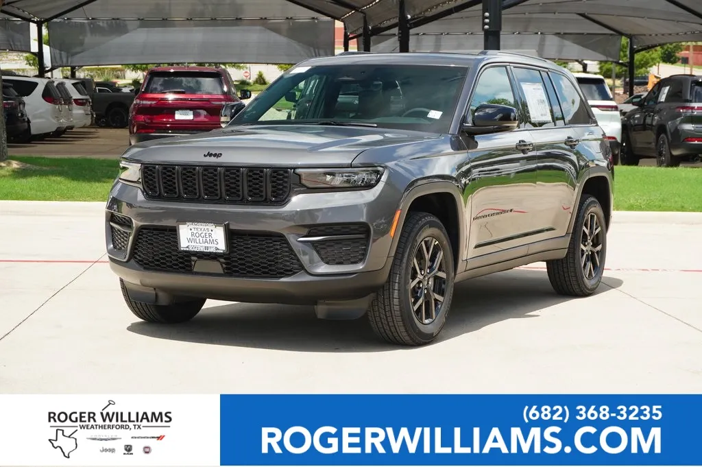 Gray 2025 Jeep Grand Cherokee Altitude X for sale in Weatherford, TX