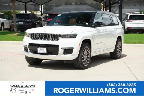 White 2025 Jeep Grand Cherokee L Summit Reserve for sale in Weatherford, TX