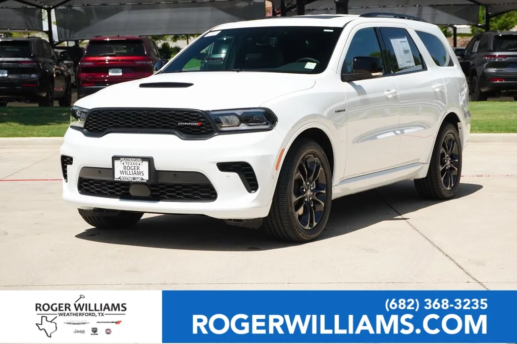 White 2025 Dodge Durango R/T Plus for sale in Weatherford, TX